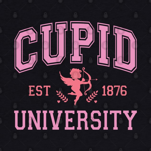 Cupid University Funny Valentines Day Gift by BadDesignCo